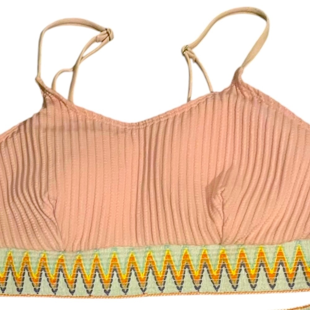 Elerevyo Women's Ribbed High Waist Bikini Swimsuit - Picture 5 of 11